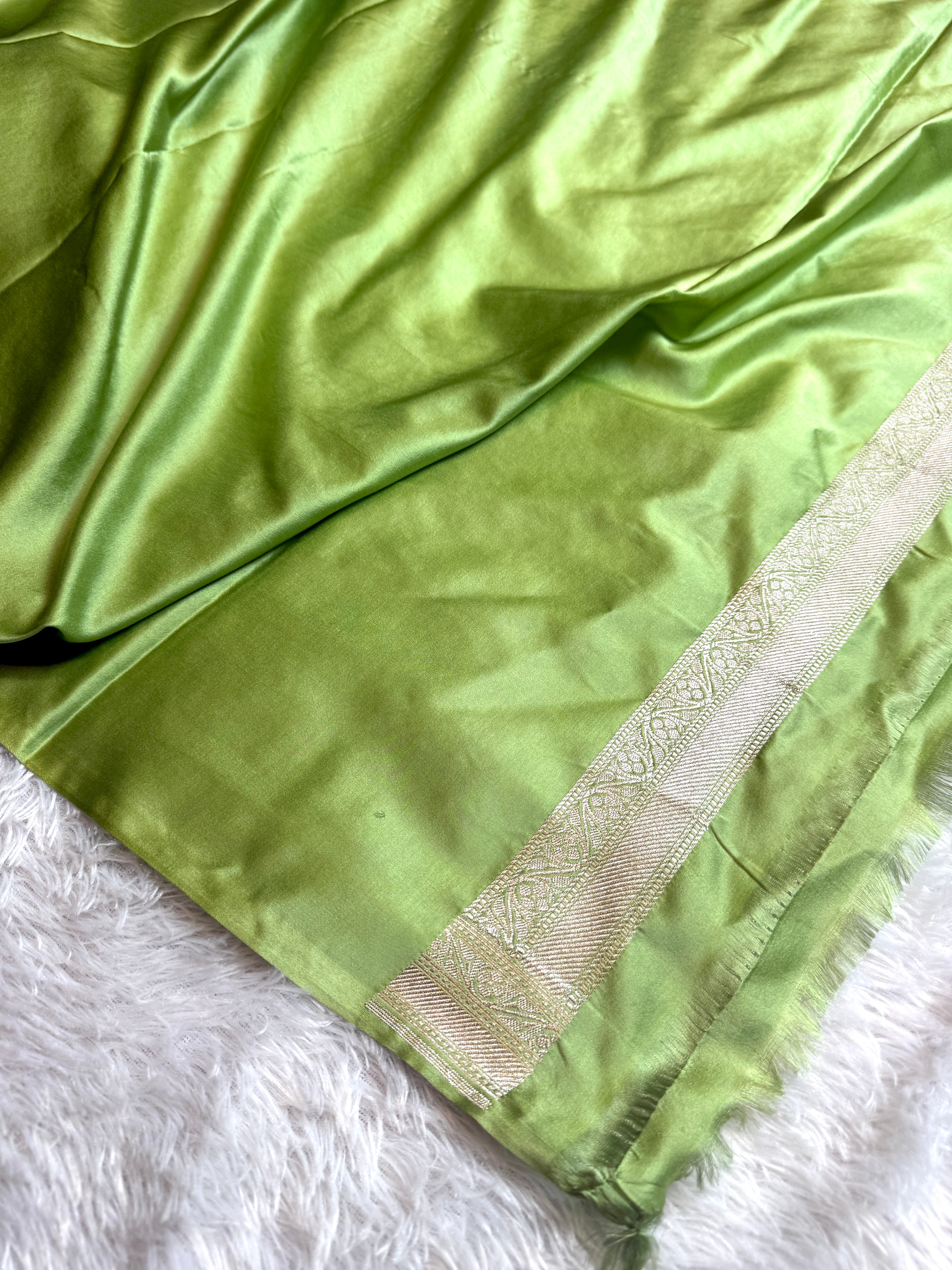 BANARASI MASHRU KATAN SILK SAREE HN545