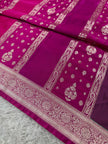 BANARASI MASHRU KATAN SILK SAREE MK012