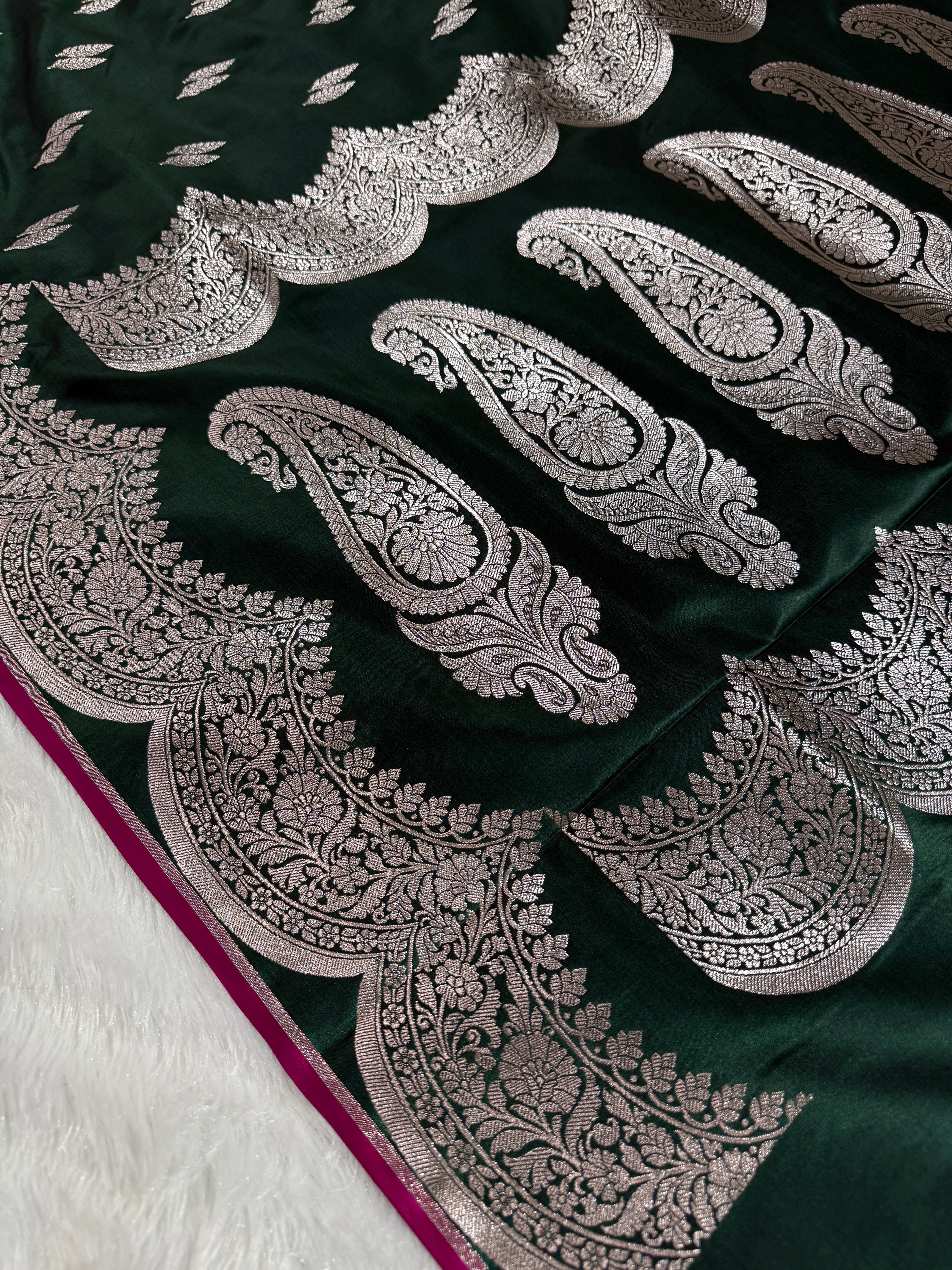 BANARASI MASHRU KATAN SILK SAREE HN530