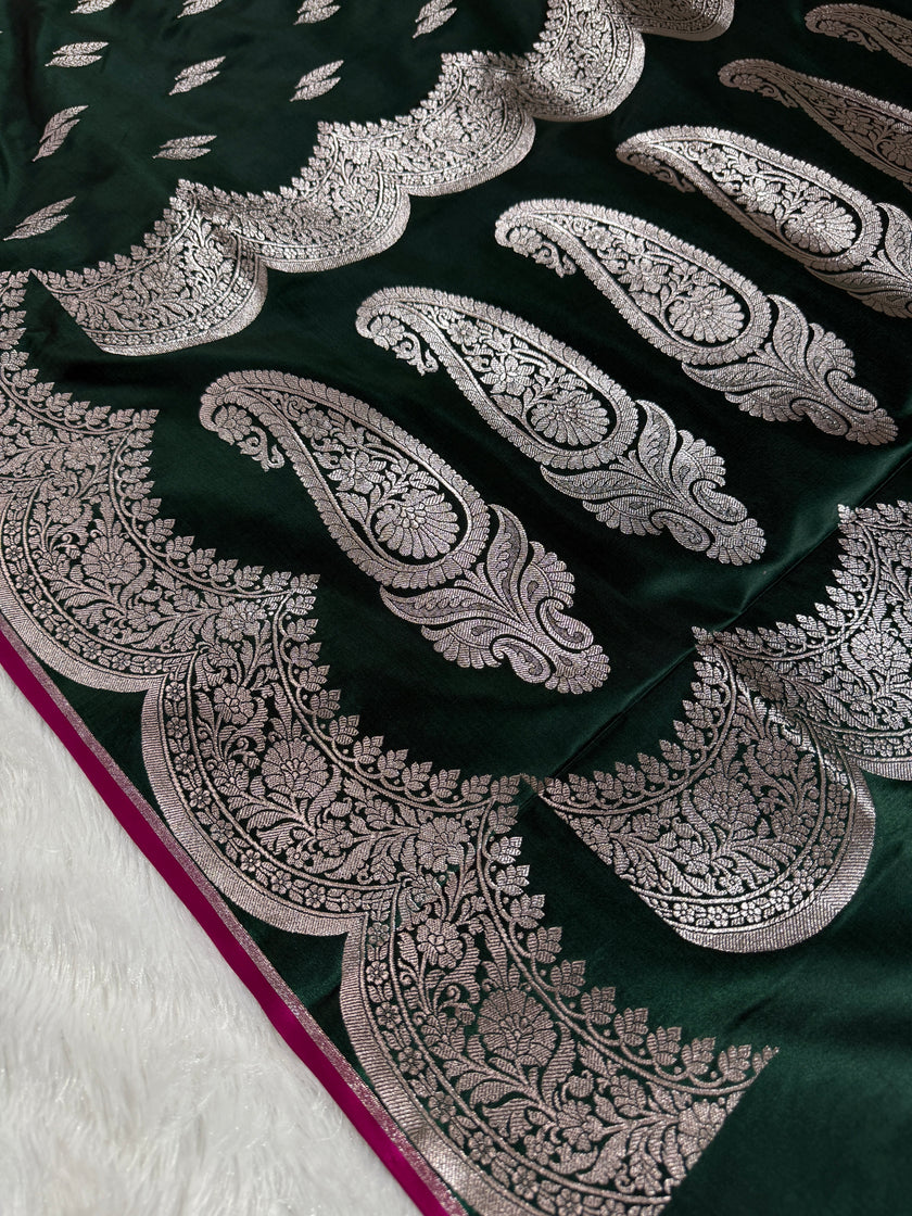 BANARASI MASHRU KATAN SILK SAREE HN530