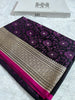 BANARASI MASHRU KATAN SILK SAREE HN531
