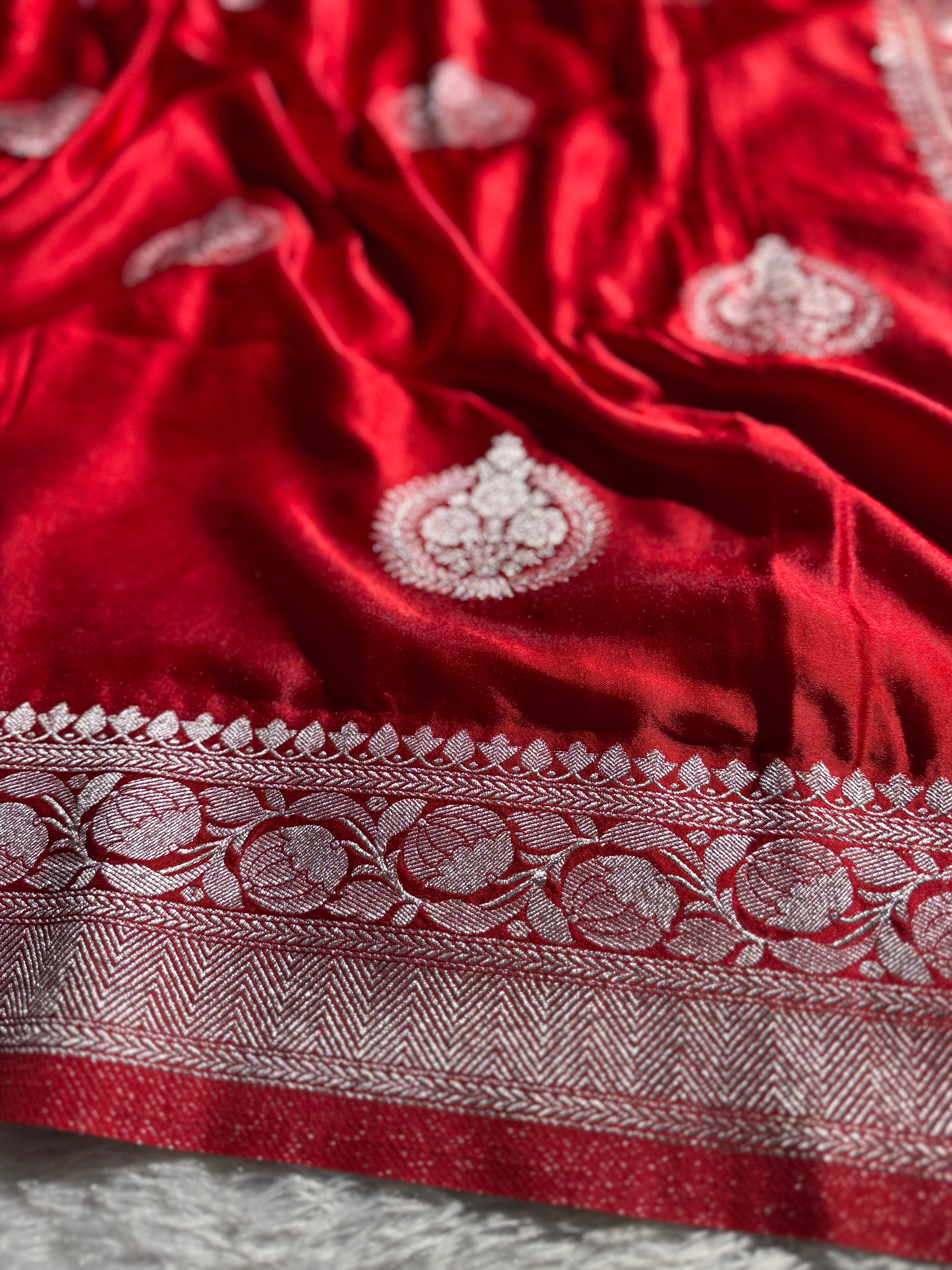 BANARASI MASHRU KATAN SILK SAREE HN166