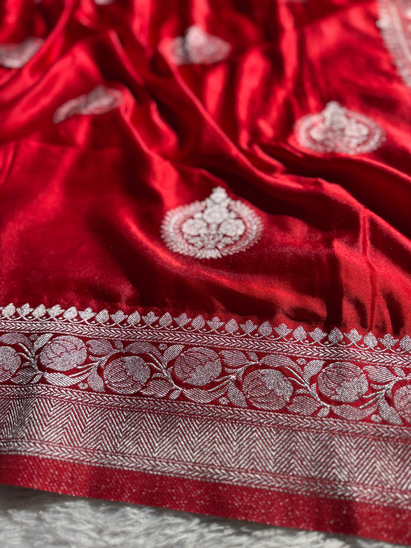 BANARASI MASHRU KATAN SILK SAREE HN166