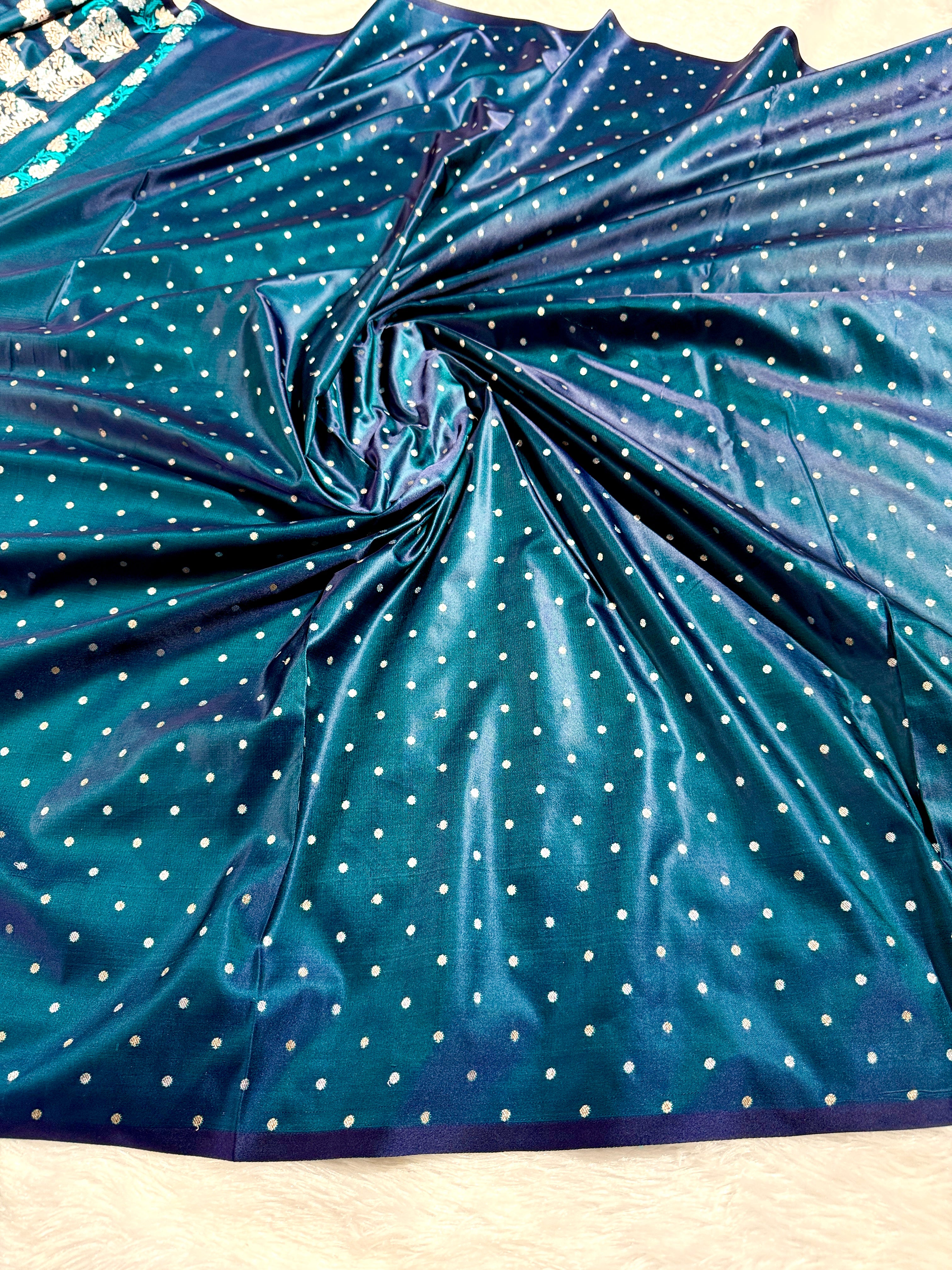 BANARASI MASHRU KATAN SILK SAREE HN541