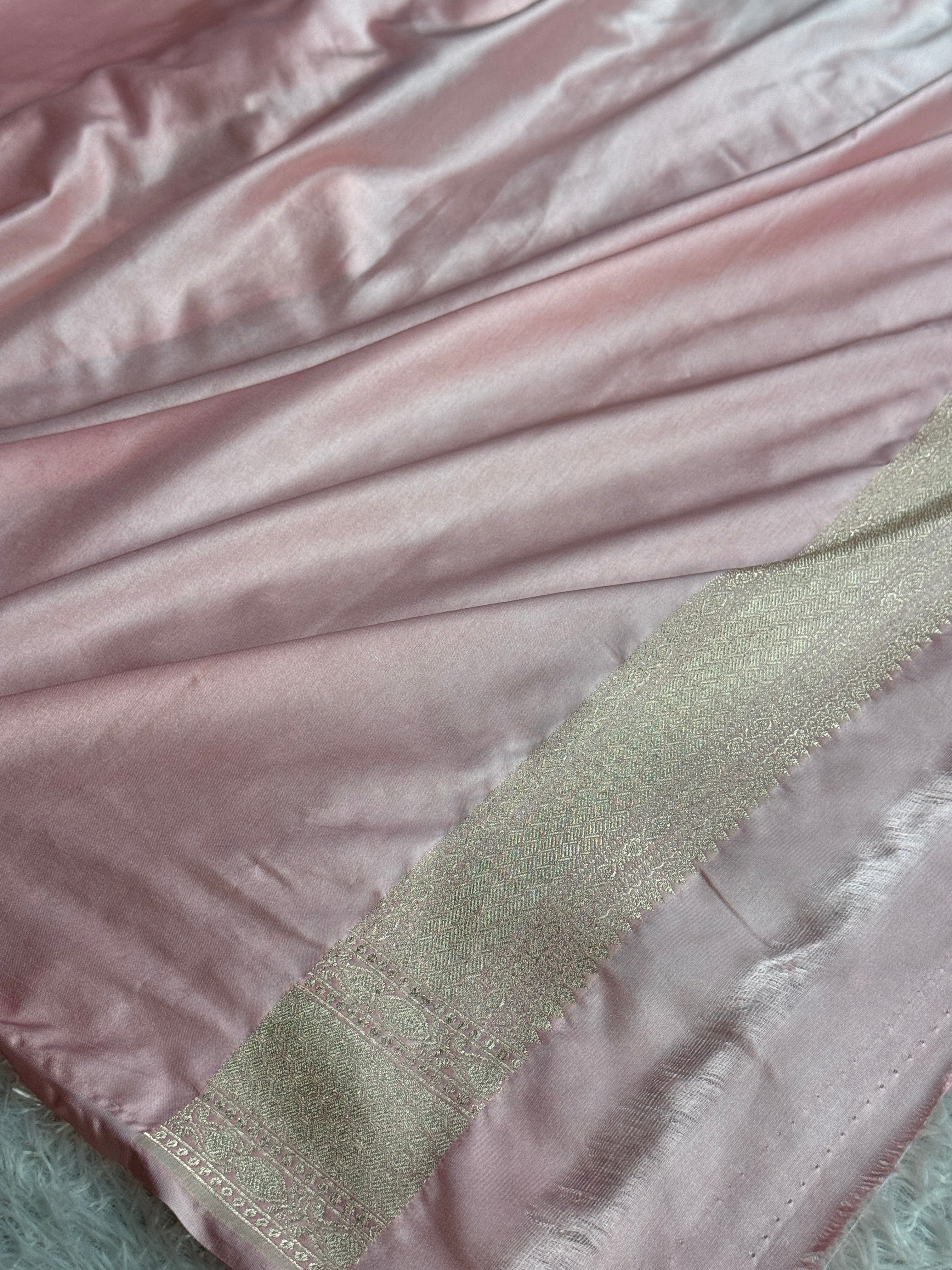BANARASI MASHRU KATAN SILK SAREE MK064