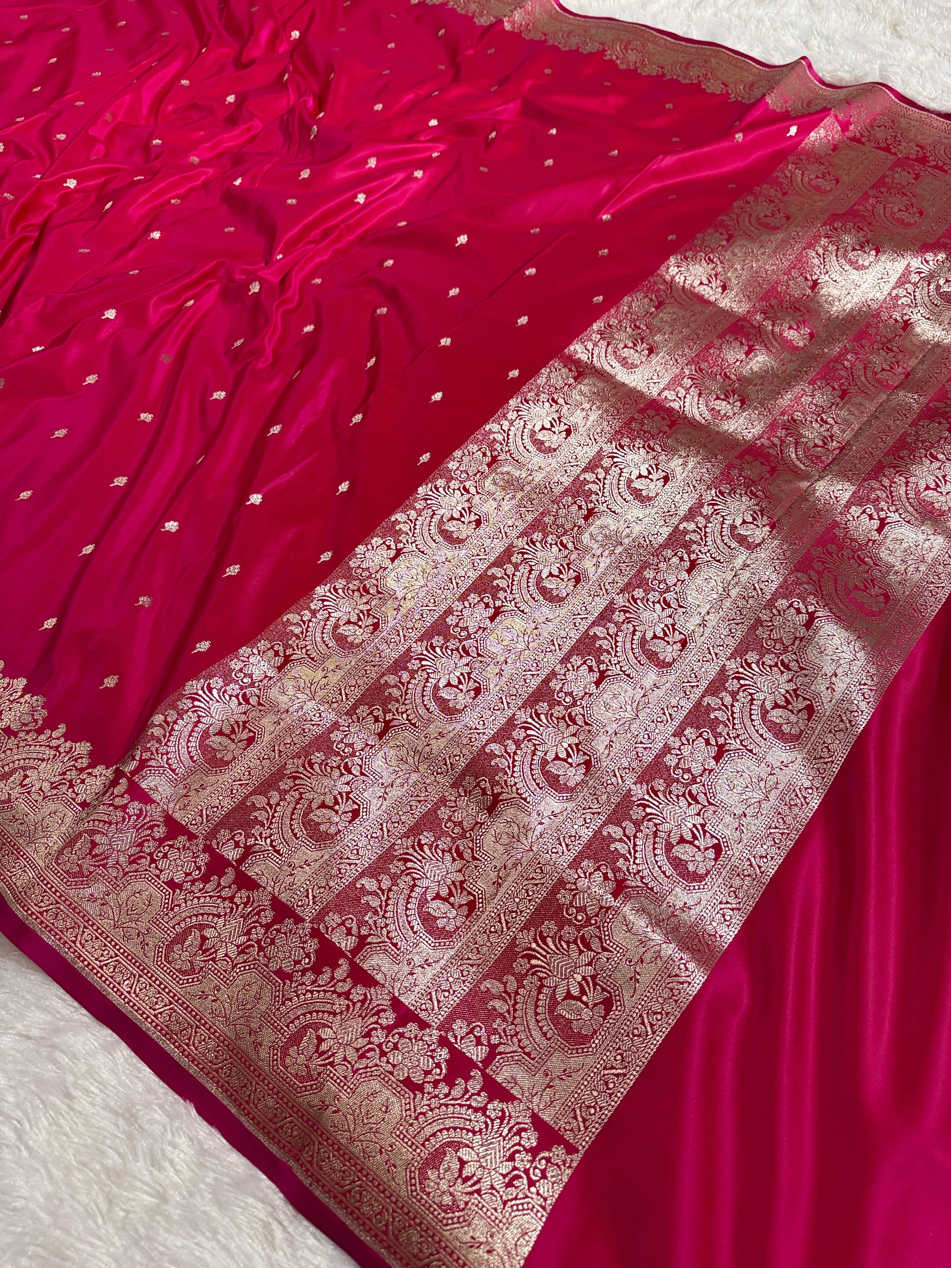 BANARASI MASHRU KATAN SILK SAREE HN537