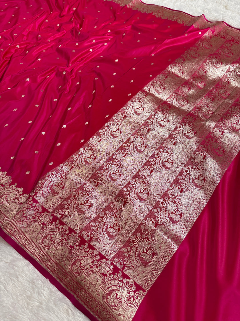 BANARASI MASHRU KATAN SILK SAREE HN537