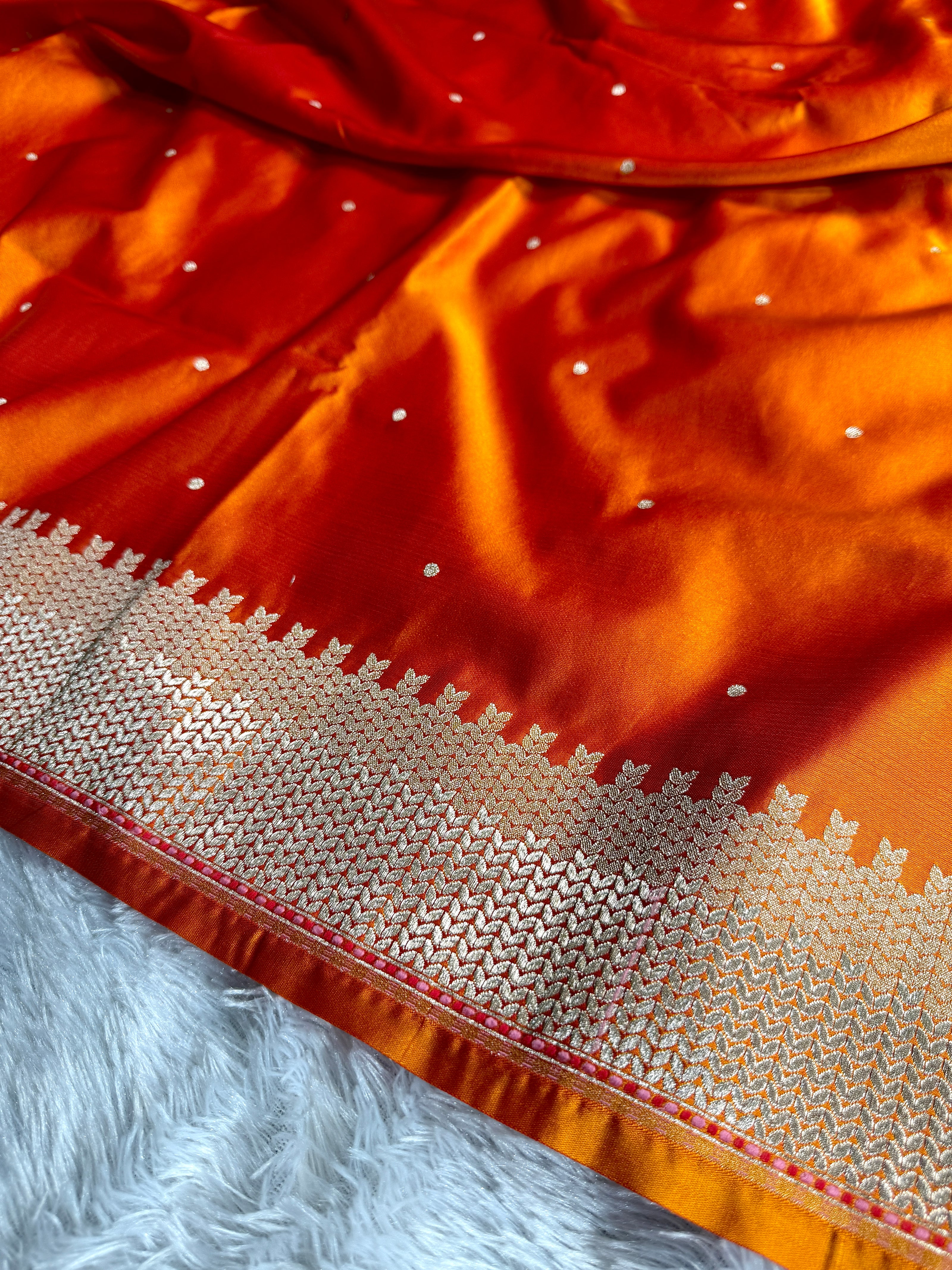 BANARASI MASHRU KATAN SILK SAREE HN556