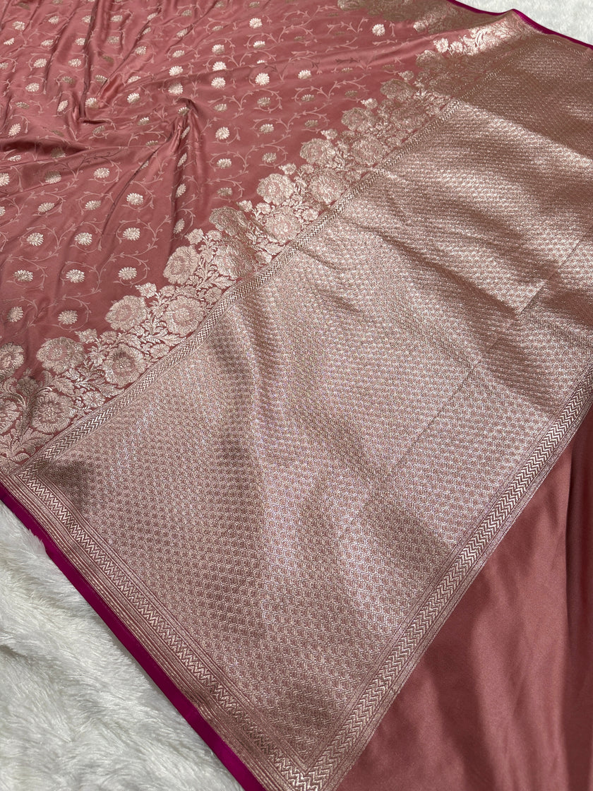 BANARASI MASHRU KATAN SILK SAREE HN533