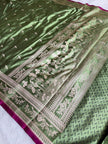 BANARASI MASHRU KATAN SILK SAREE HN529