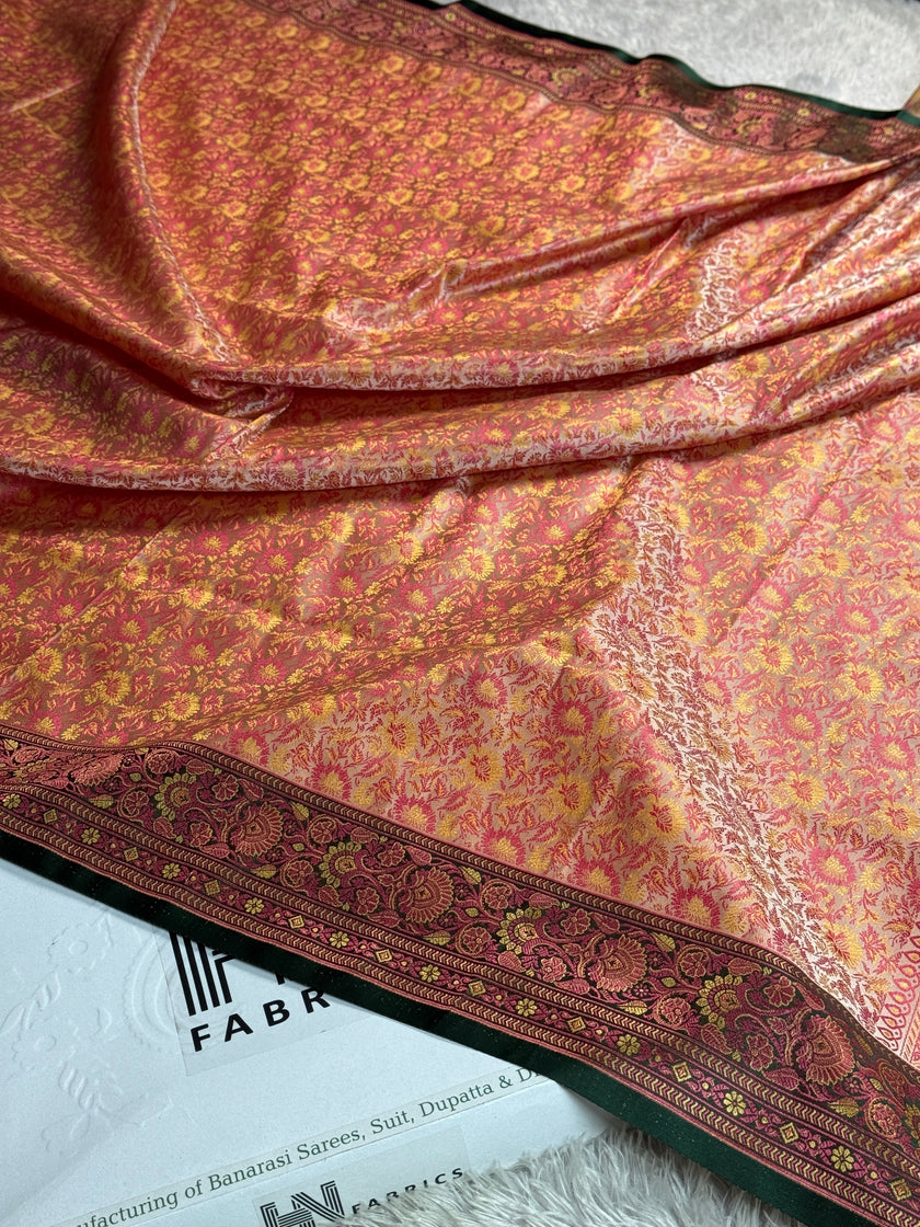 BANARASI JAMAWAR TANCHUI KATAN SILK SAREE JM001