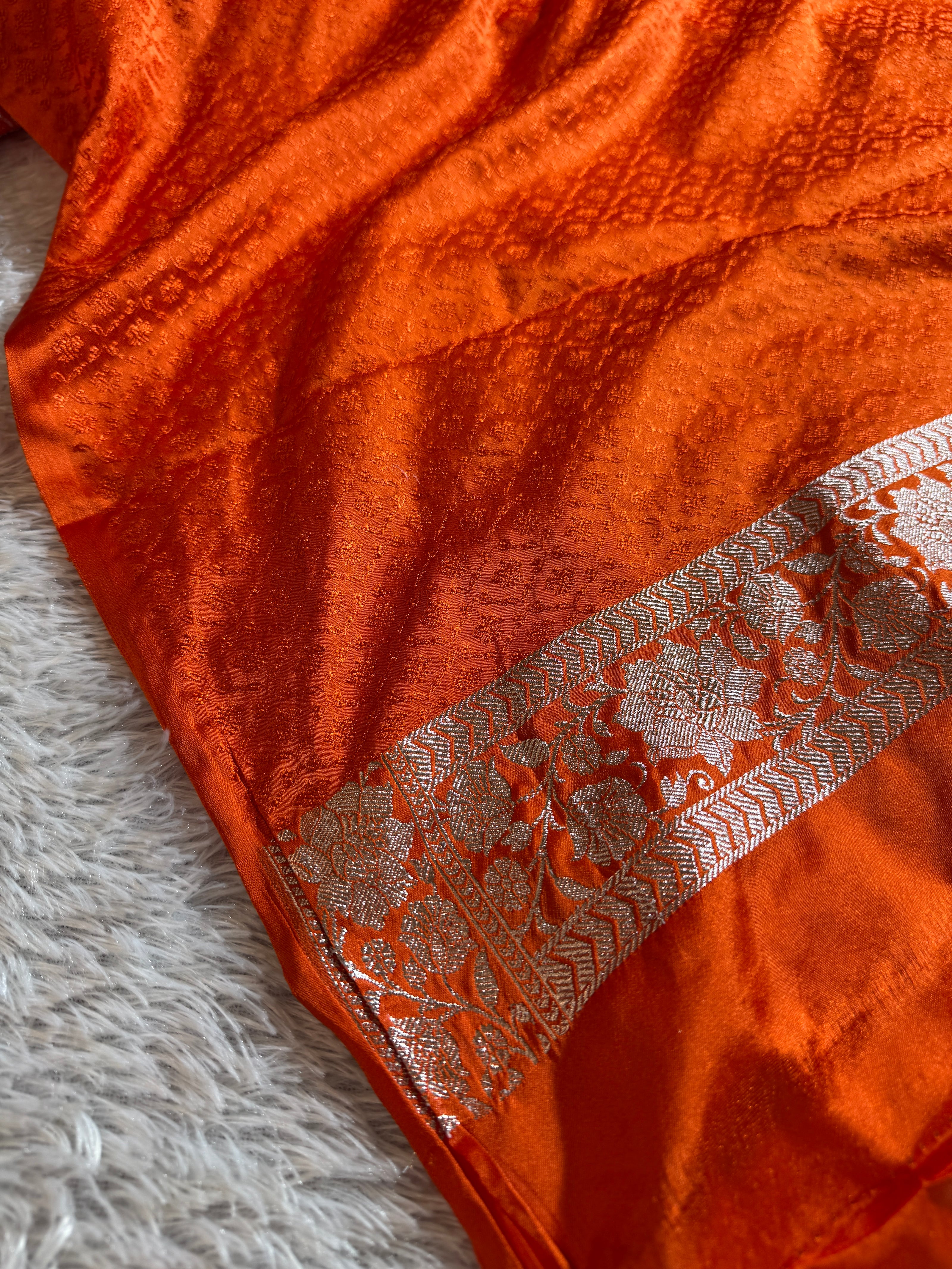 BANARASI MASHRU KATAN SILK SAREE HN514