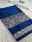 BANARASI MASHRU KATAN SILK SAREE MK013