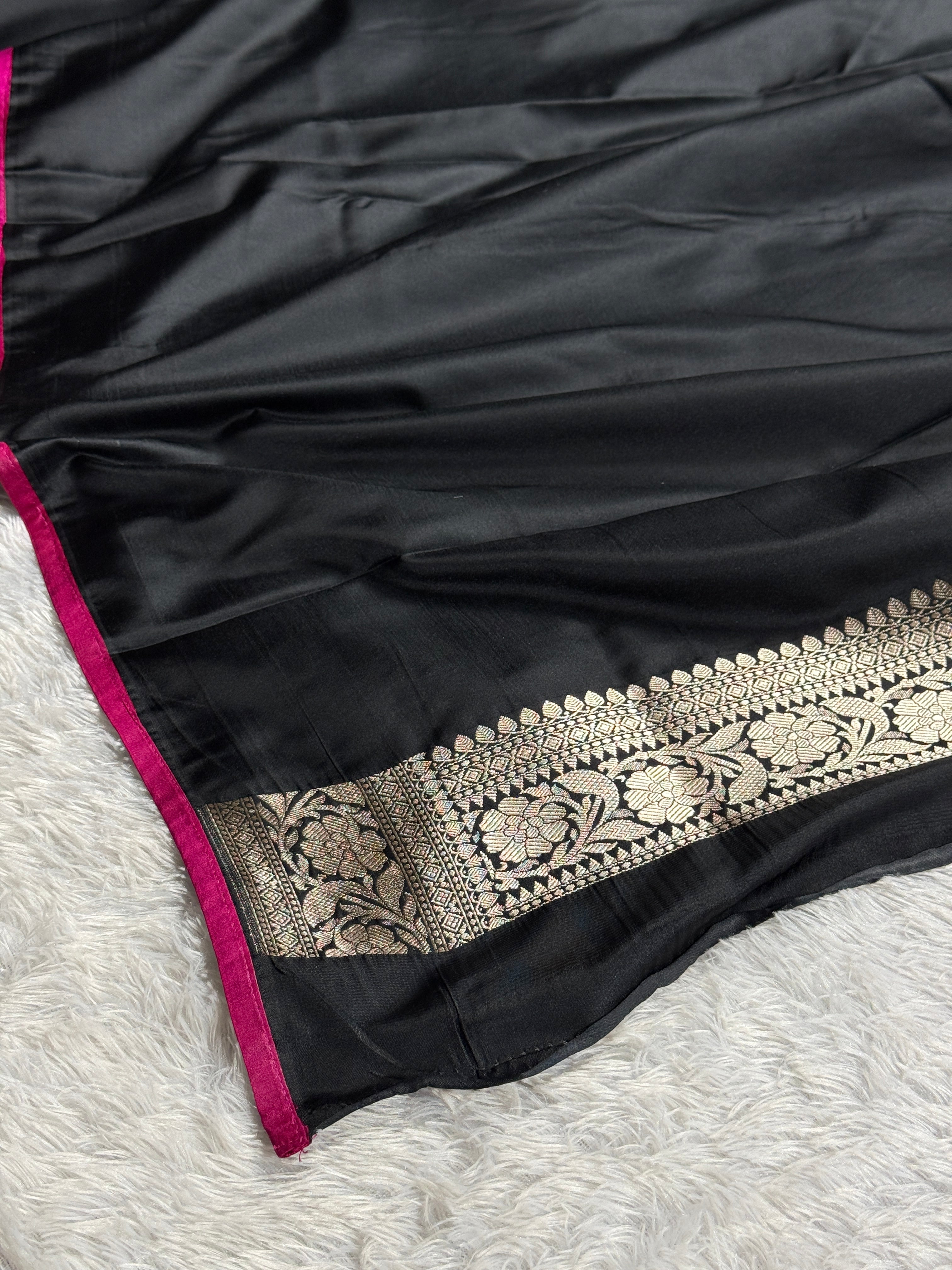 BANARASI MASHRU KATAN SILK SAREE HN562