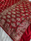 BANARASI SATIN SILK SAREE BRIDAL DESIGN HN600