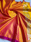 BANARASI MASHRU KATAN SILK SAREE HM529