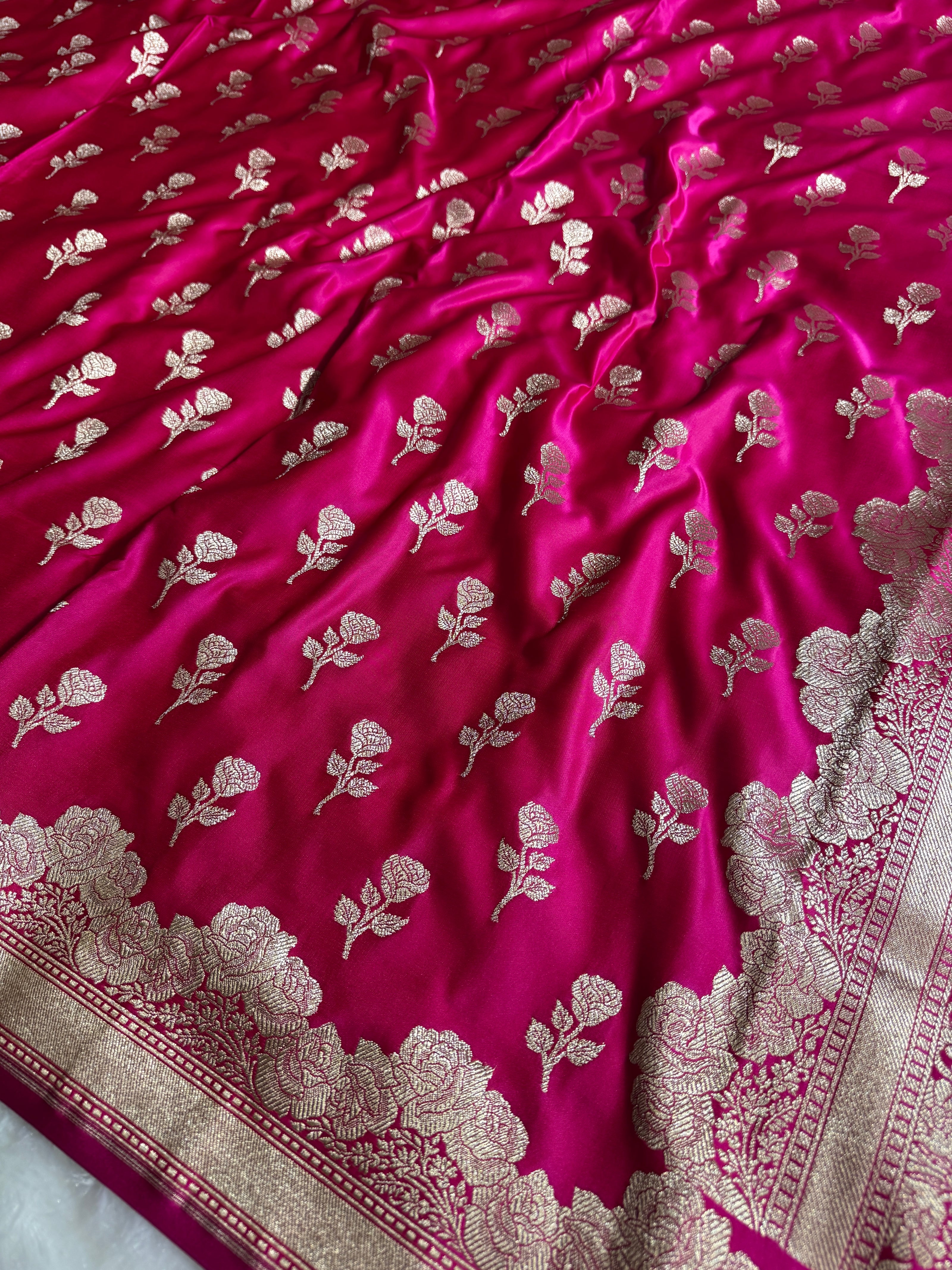 BANARASI MASHRU KATAN SILK SAREE HN528