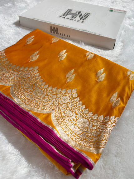 BANARASI MASHRU KATAN SILK SAREE HN530