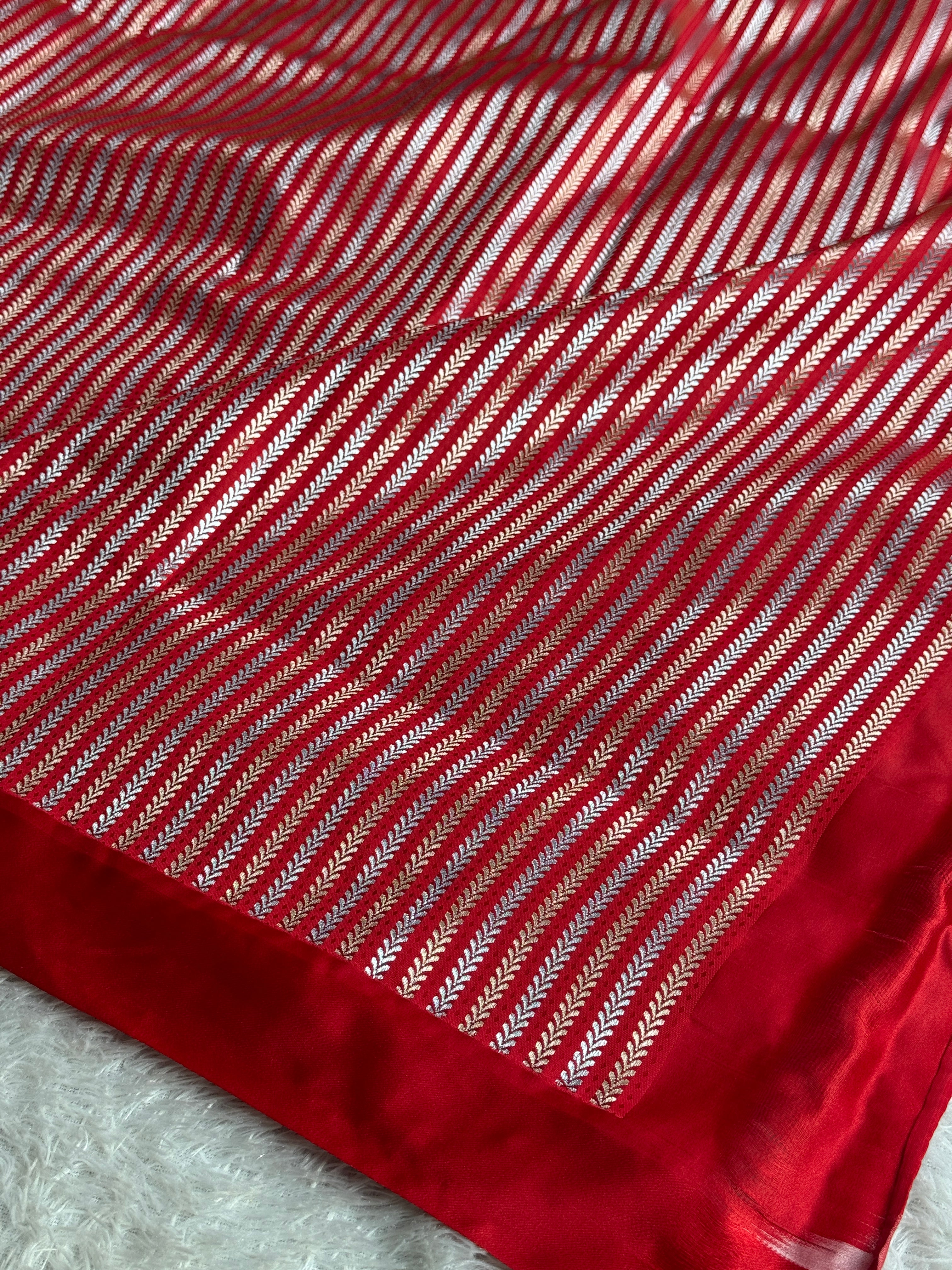 BANARASI MASHRU KATAN SILK SAREE MK021