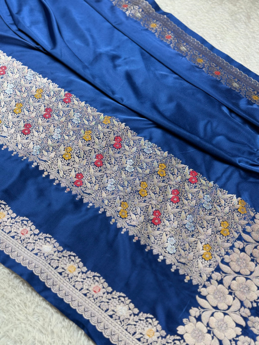 BANARASI MASHRU KATAN SILK SAREE MK013