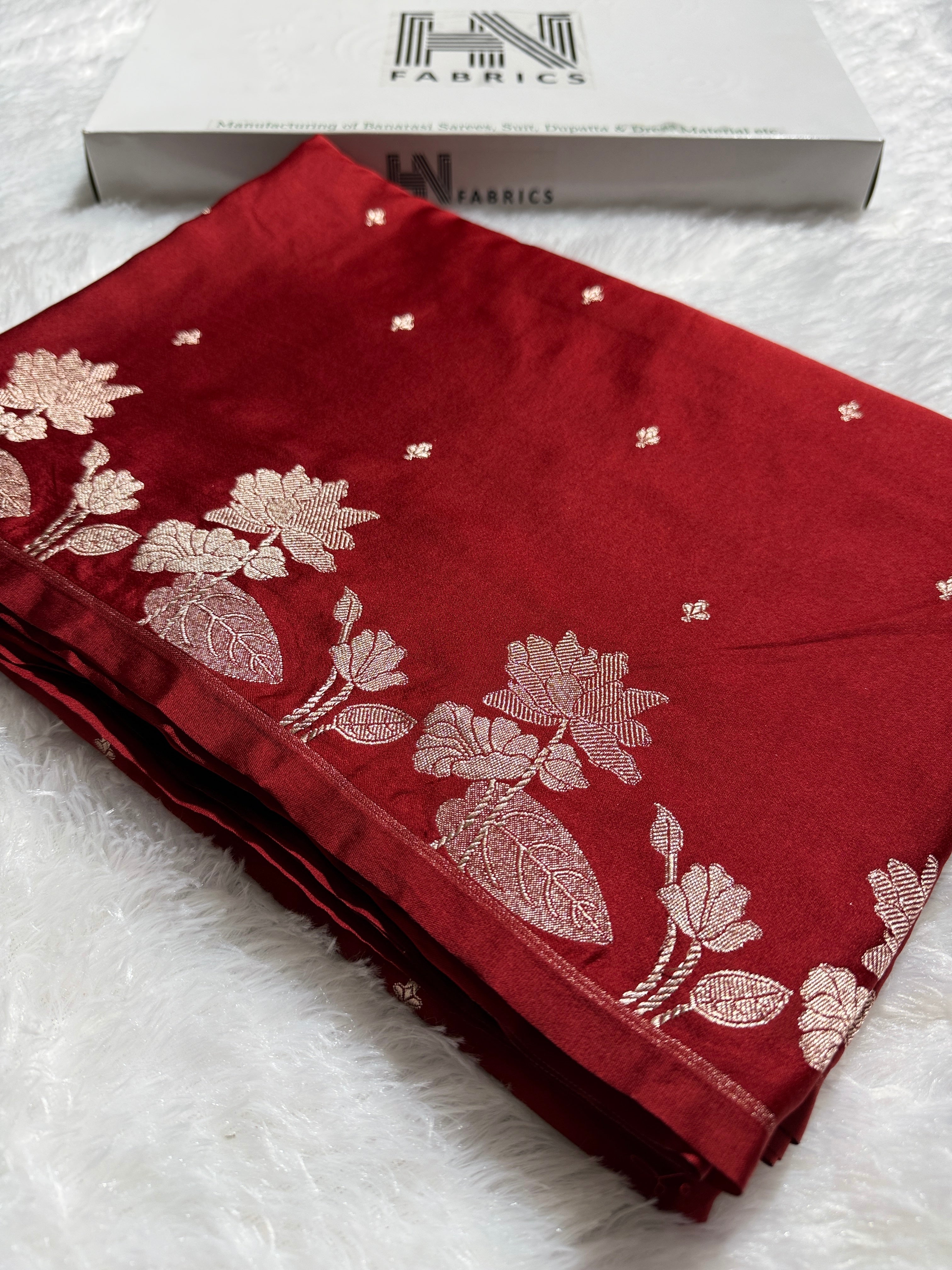 BANARASI MASHRU KATAN SILK SAREE HN520