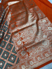 Banarasi Mashru Katan Silk Saree Tanchui Design HN111