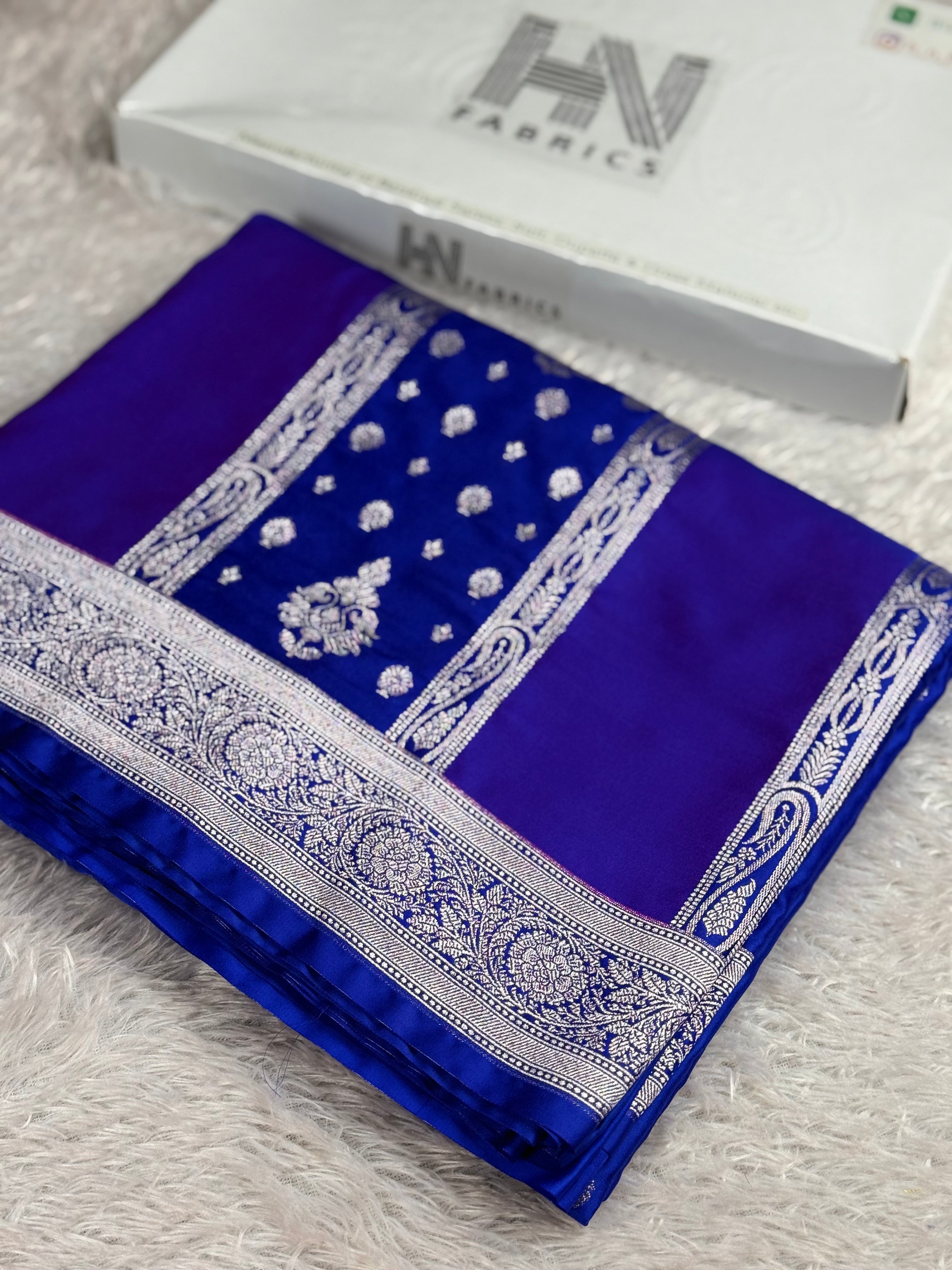 BANARASI MASHRU KATAN SILKS  SAREE MK012