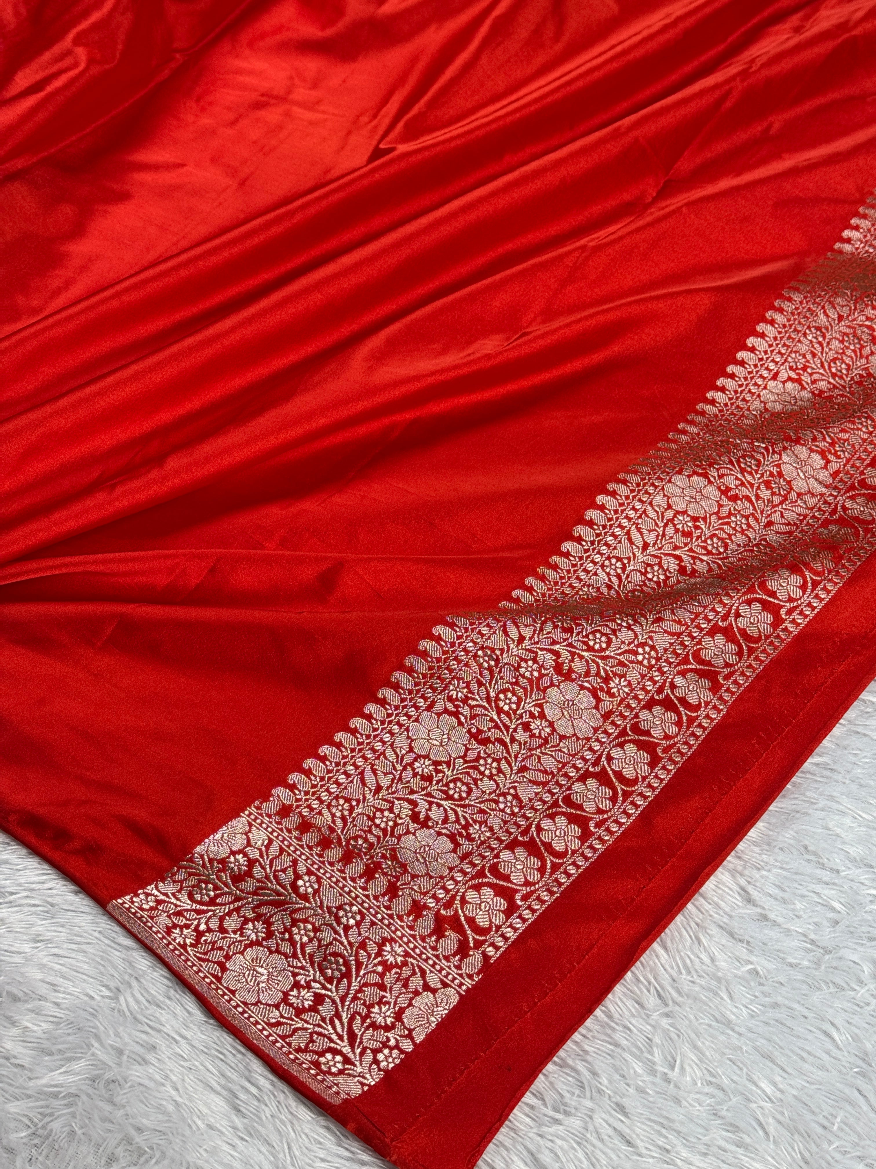 BANARASI MASHRU KATAN SILK SAREE HN820