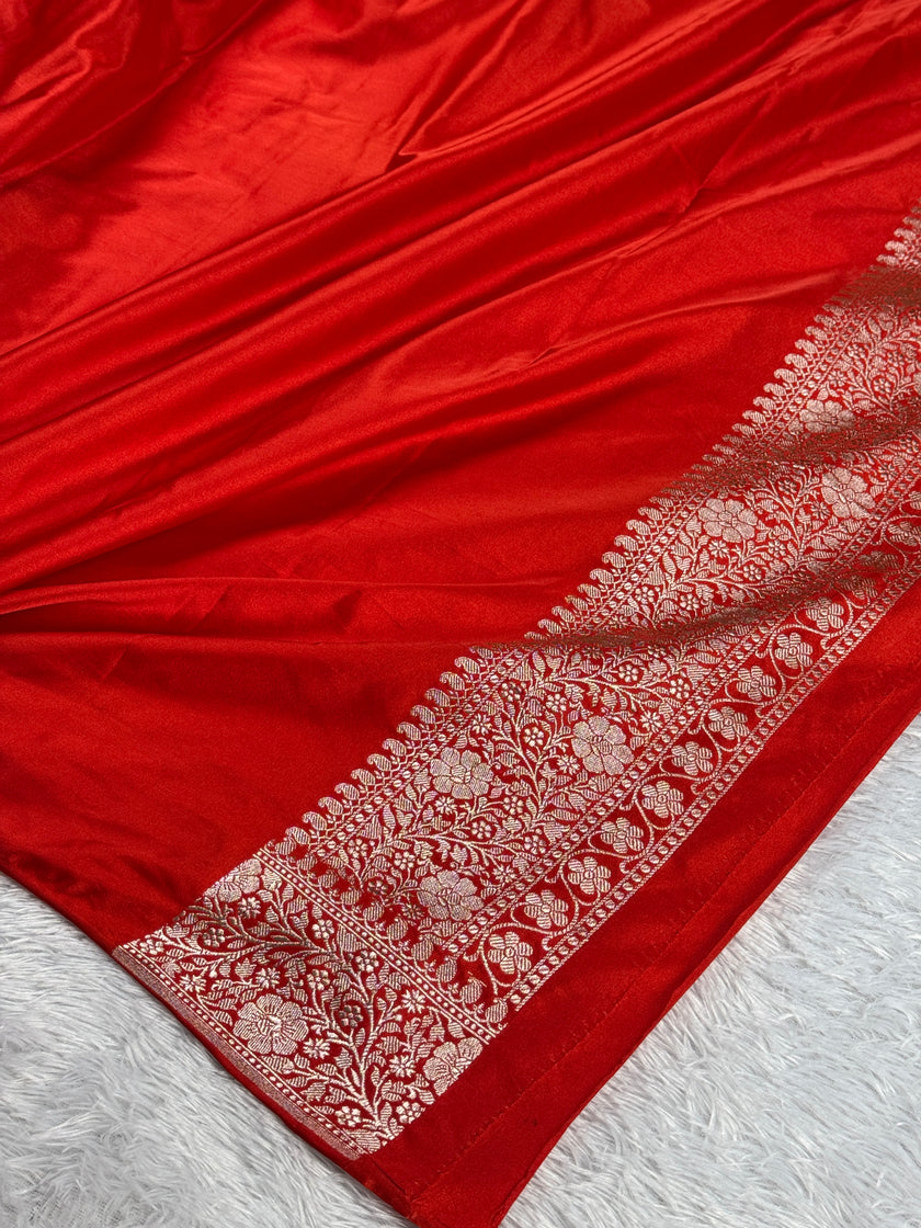 BANARASI MASHRU KATAN SILK SAREE HN820
