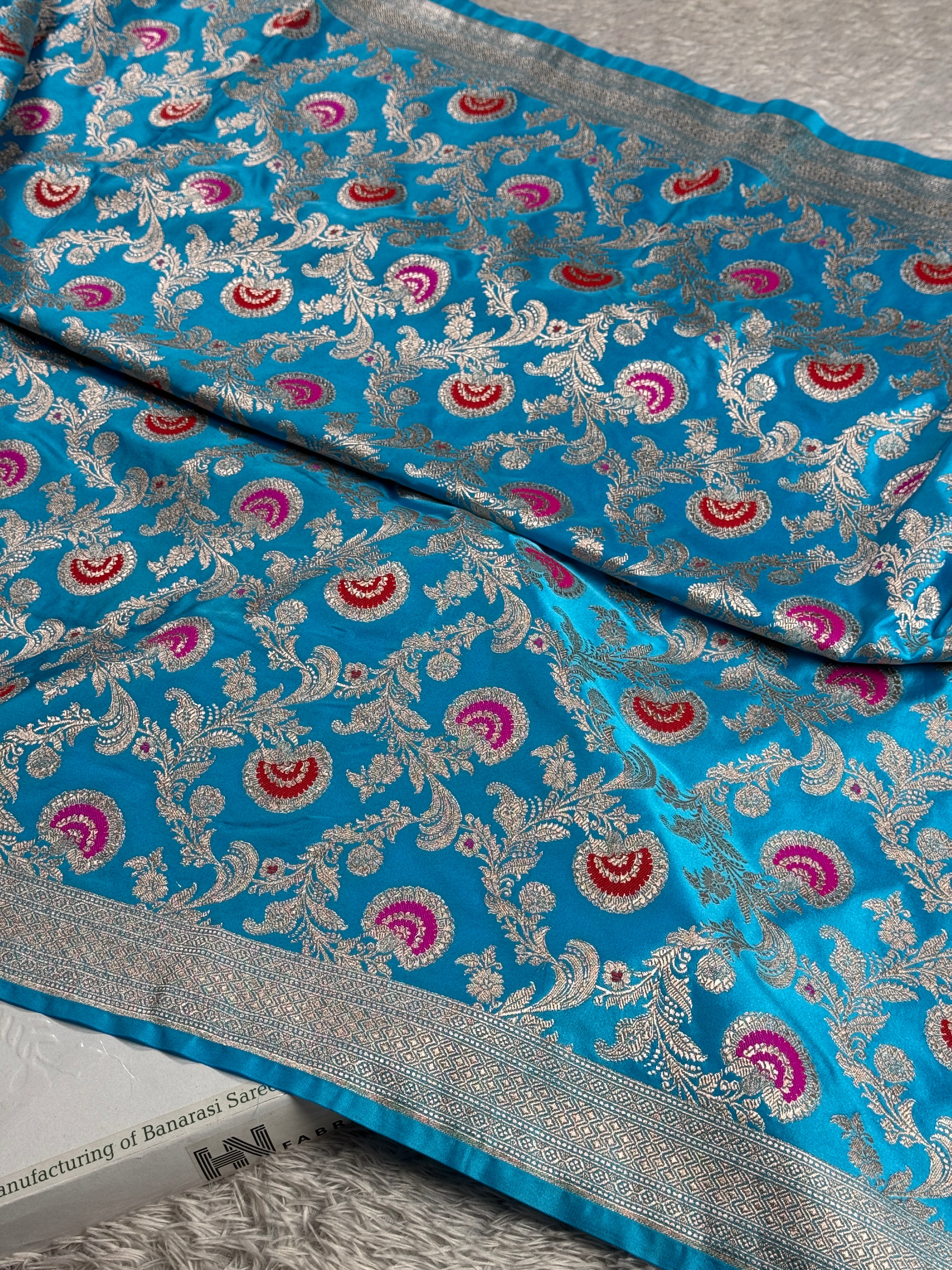 BANARASI MASHRU KATAN SILK SAREE MK016