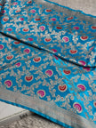 BANARASI MASHRU KATAN SILK SAREE MK016