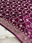 BANARASI MASHRU KATAN SILK SAREE MK062