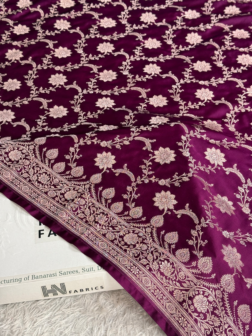 BANARASI MASHRU KATAN SILK SAREE MK062