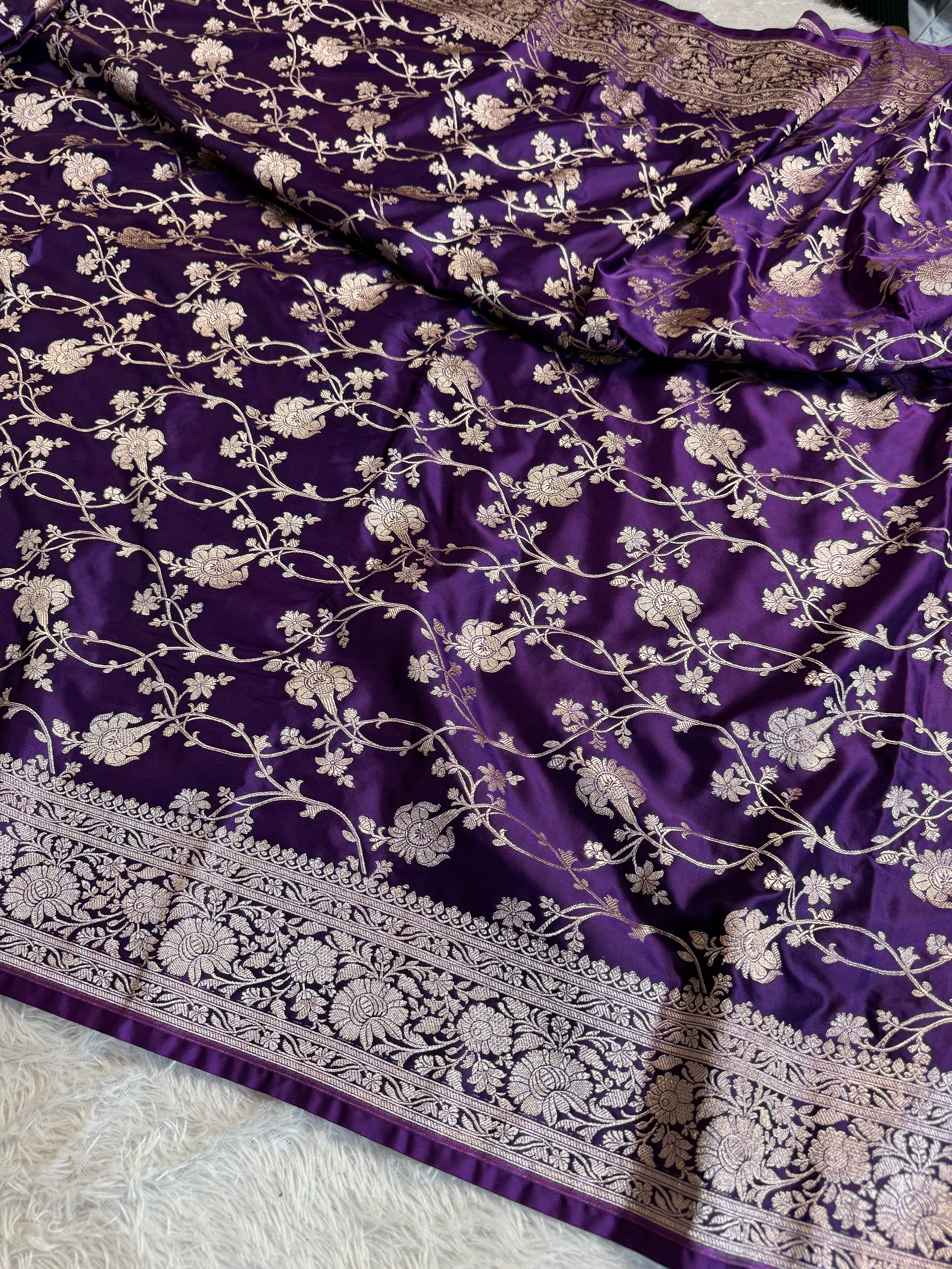 BANARASI MASHRU KATAN SILK SAREE HN551
