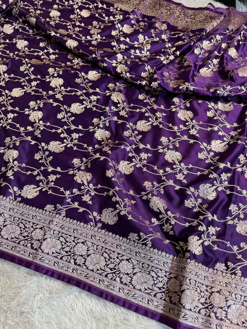 BANARASI MASHRU KATAN SILK SAREE HN551