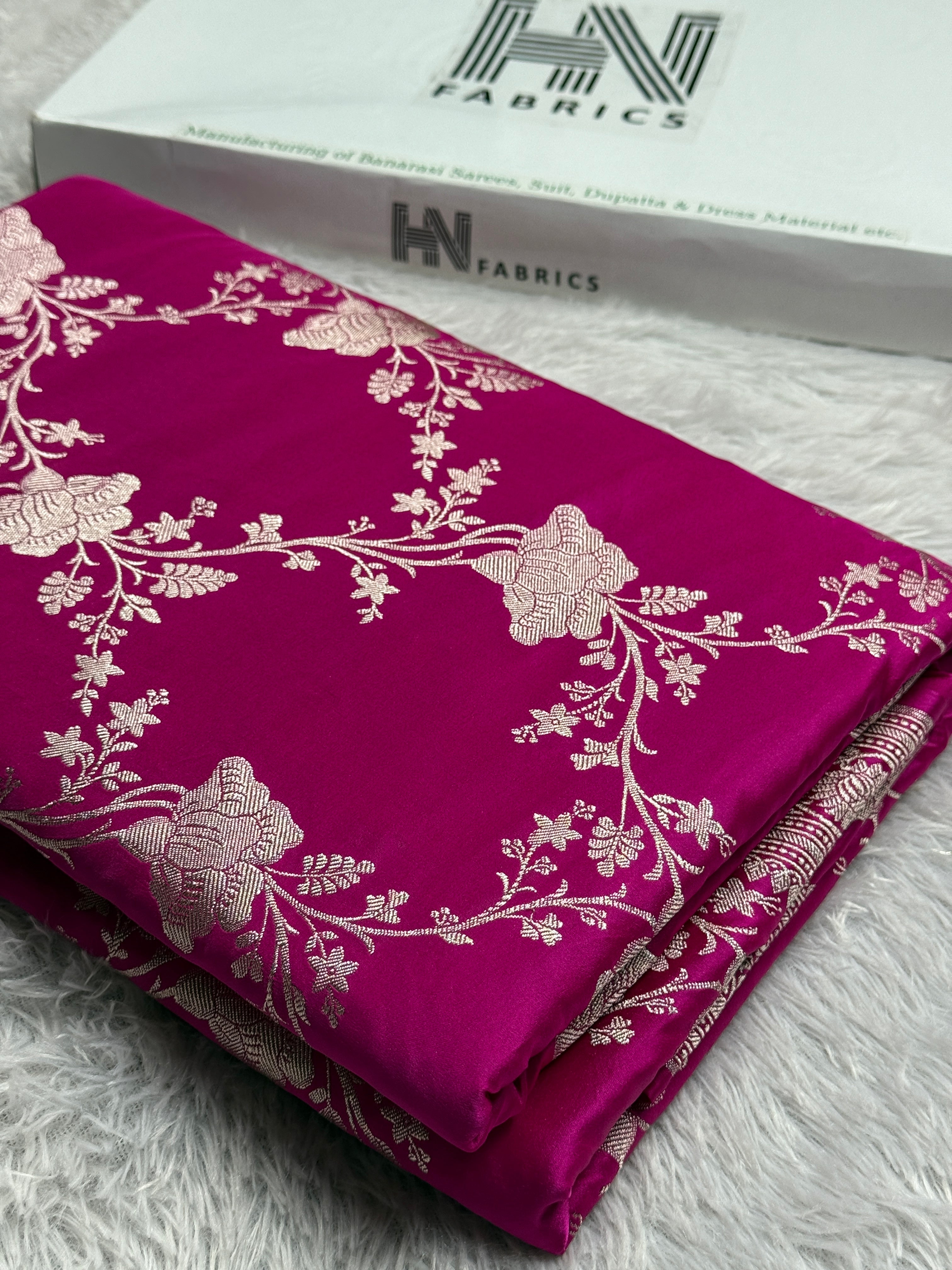 BANARASI MASHRU KATAN SILK SAREE HN575