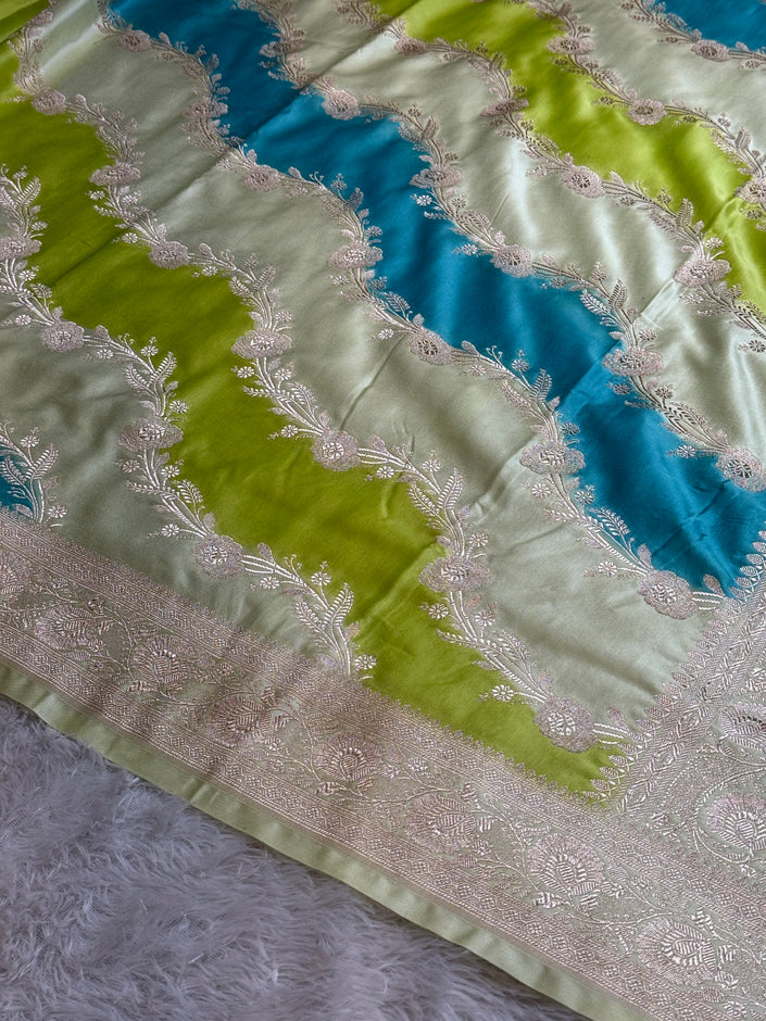 BANARASI MASHRU KATAN SILK SAREE HN540