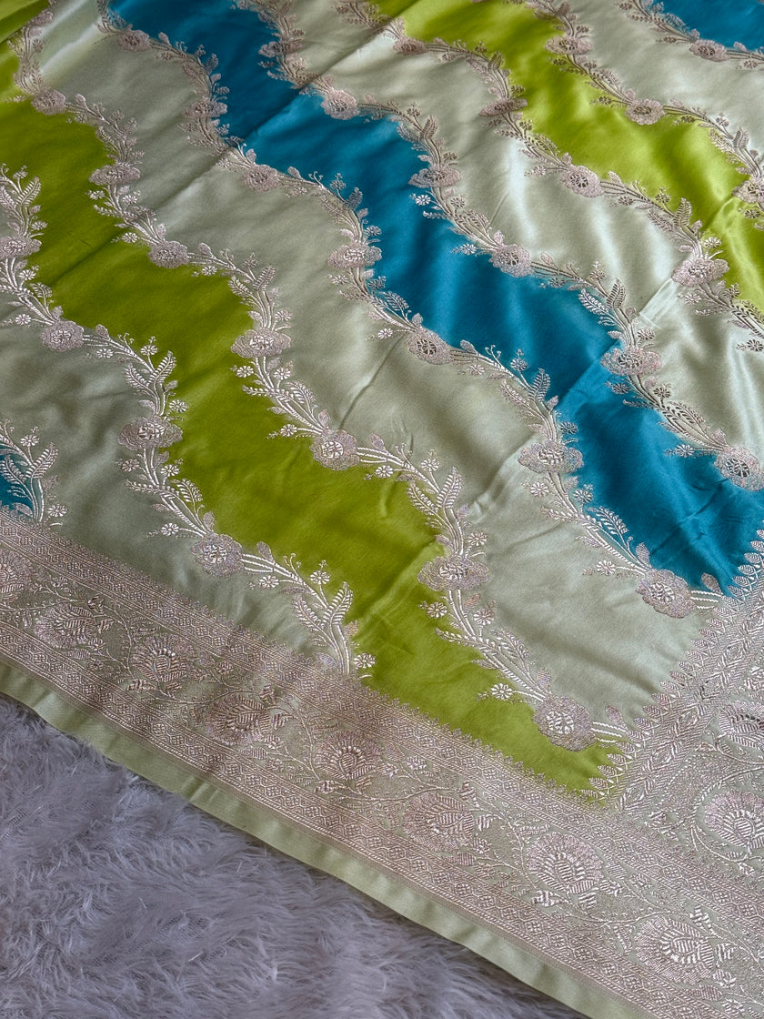 BANARASI MASHRU KATAN SILK SAREE HN540