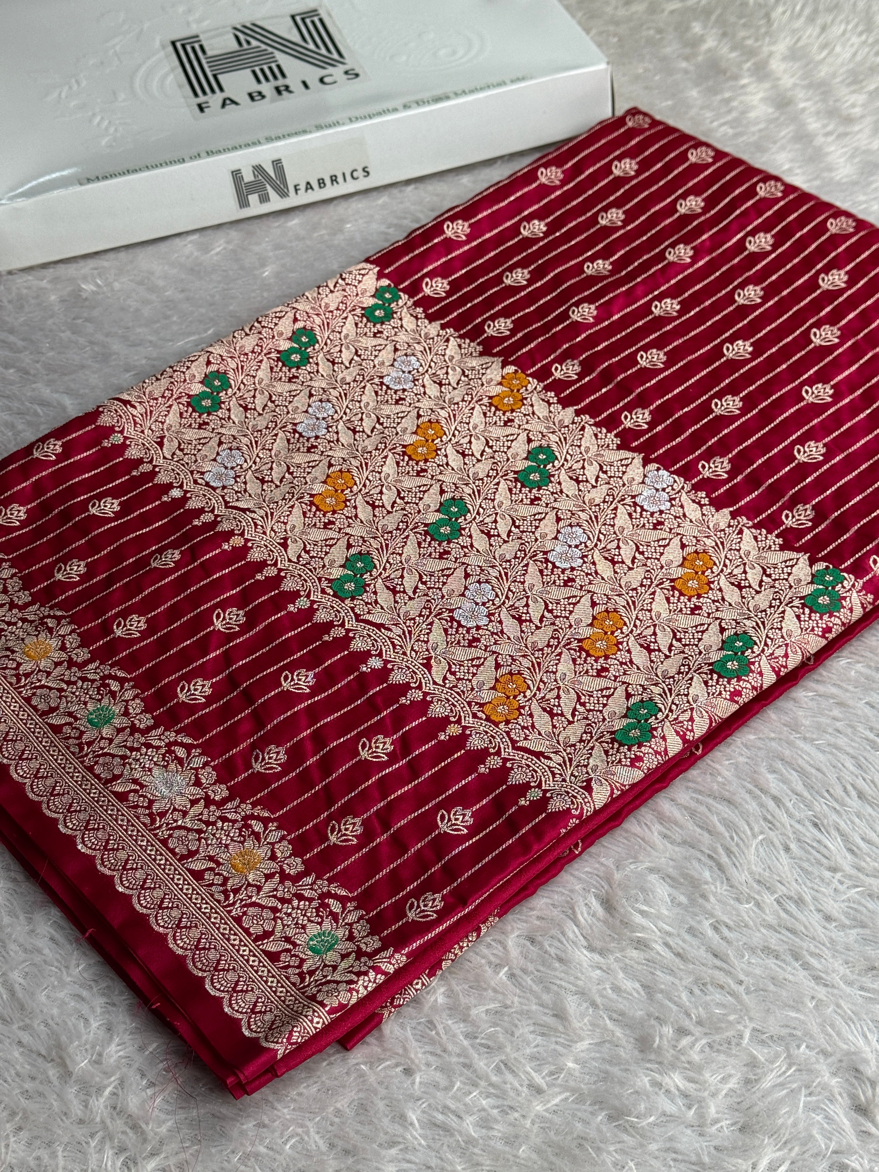 BANARASI MASHRU KATAN SILK SAREE MK029