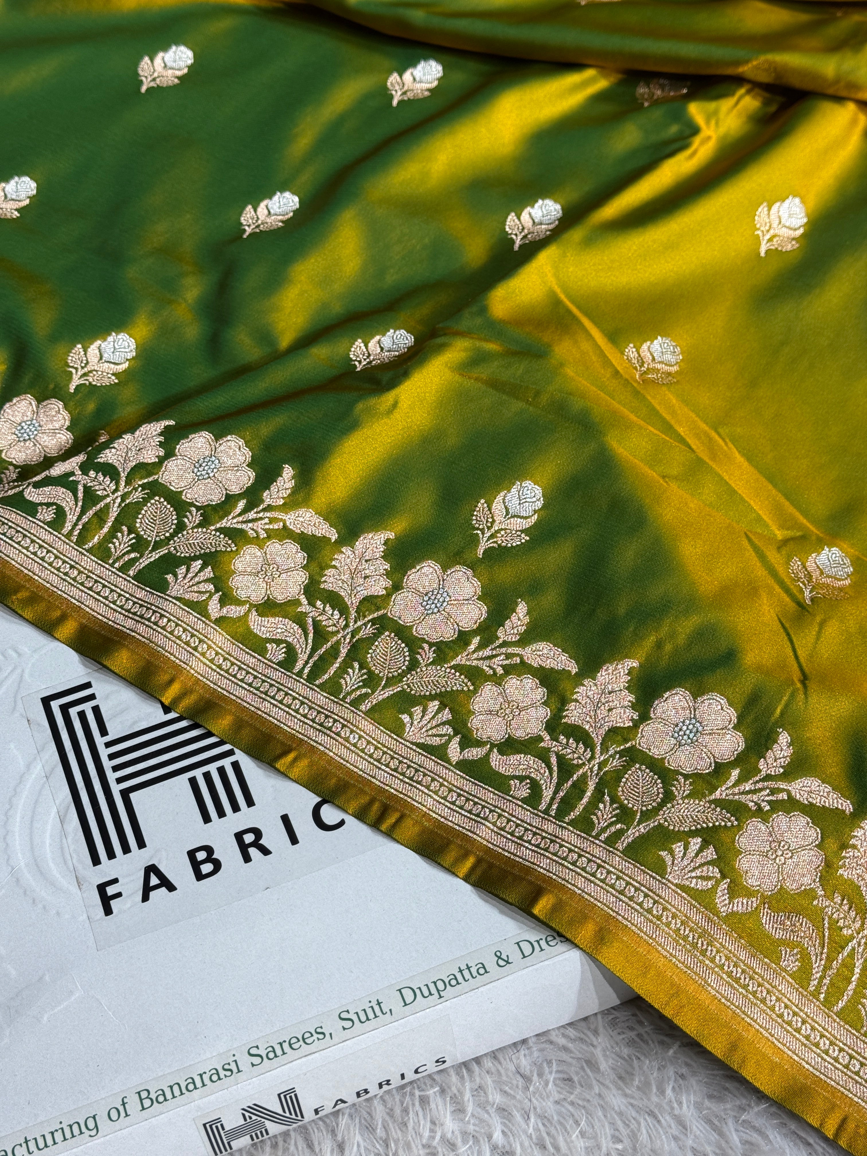 BANARASI MASHRU KATAN SILK SAREE HN572