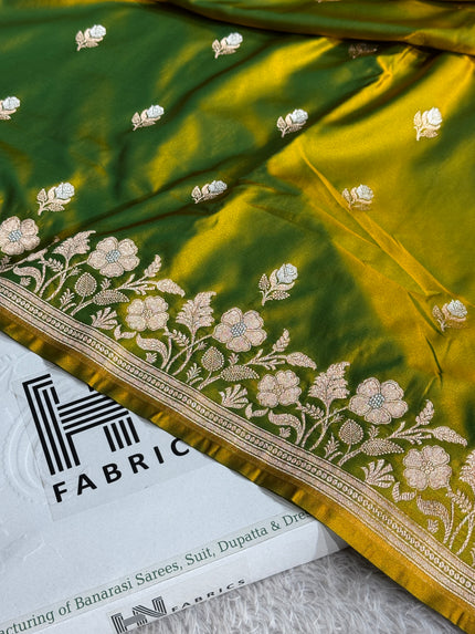 BANARASI MASHRU KATAN SILK SAREE HN572