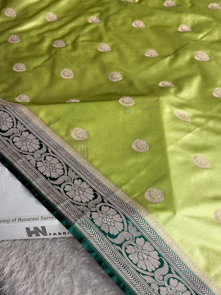 BANARASI MASHRU KATAN SILK SAREE MK039