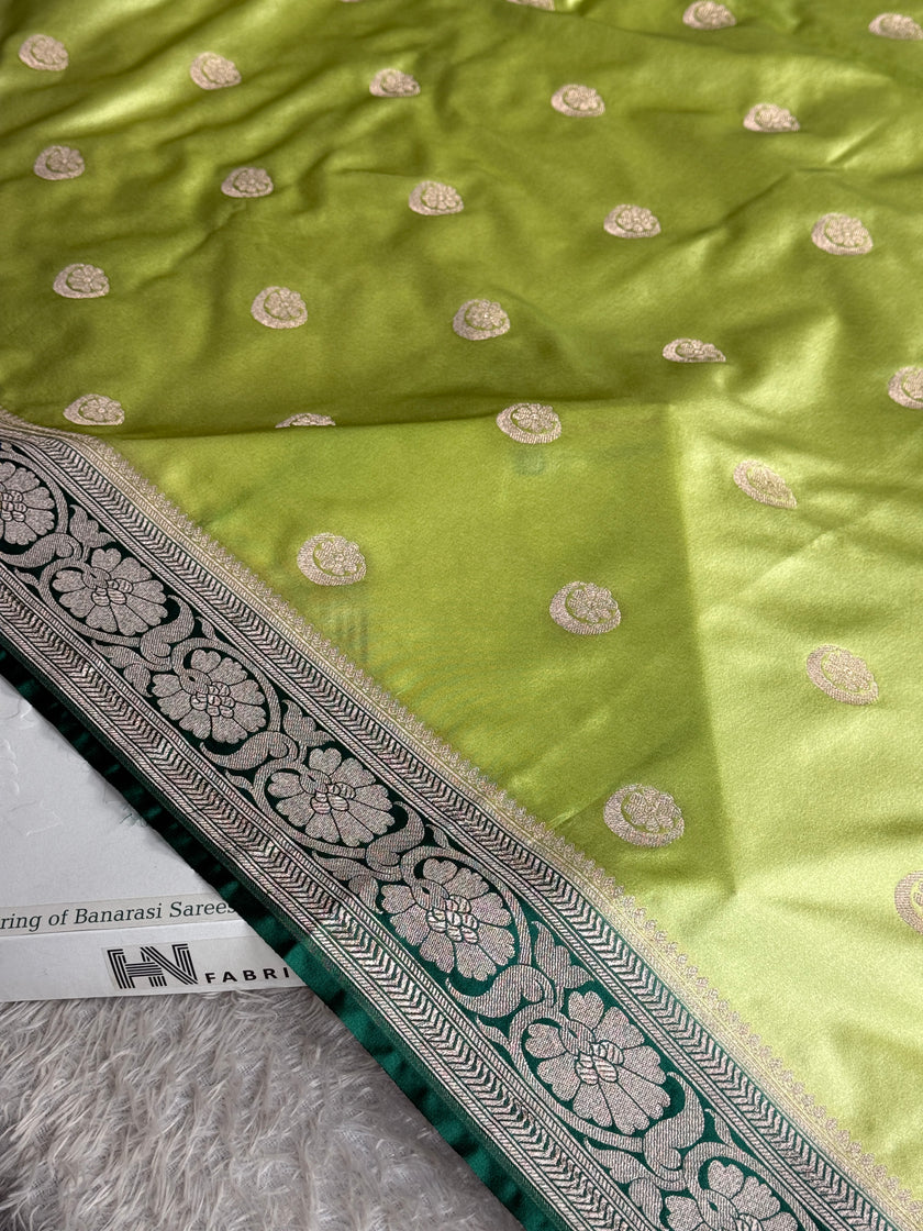 BANARASI MASHRU KATAN SILK SAREE MK039