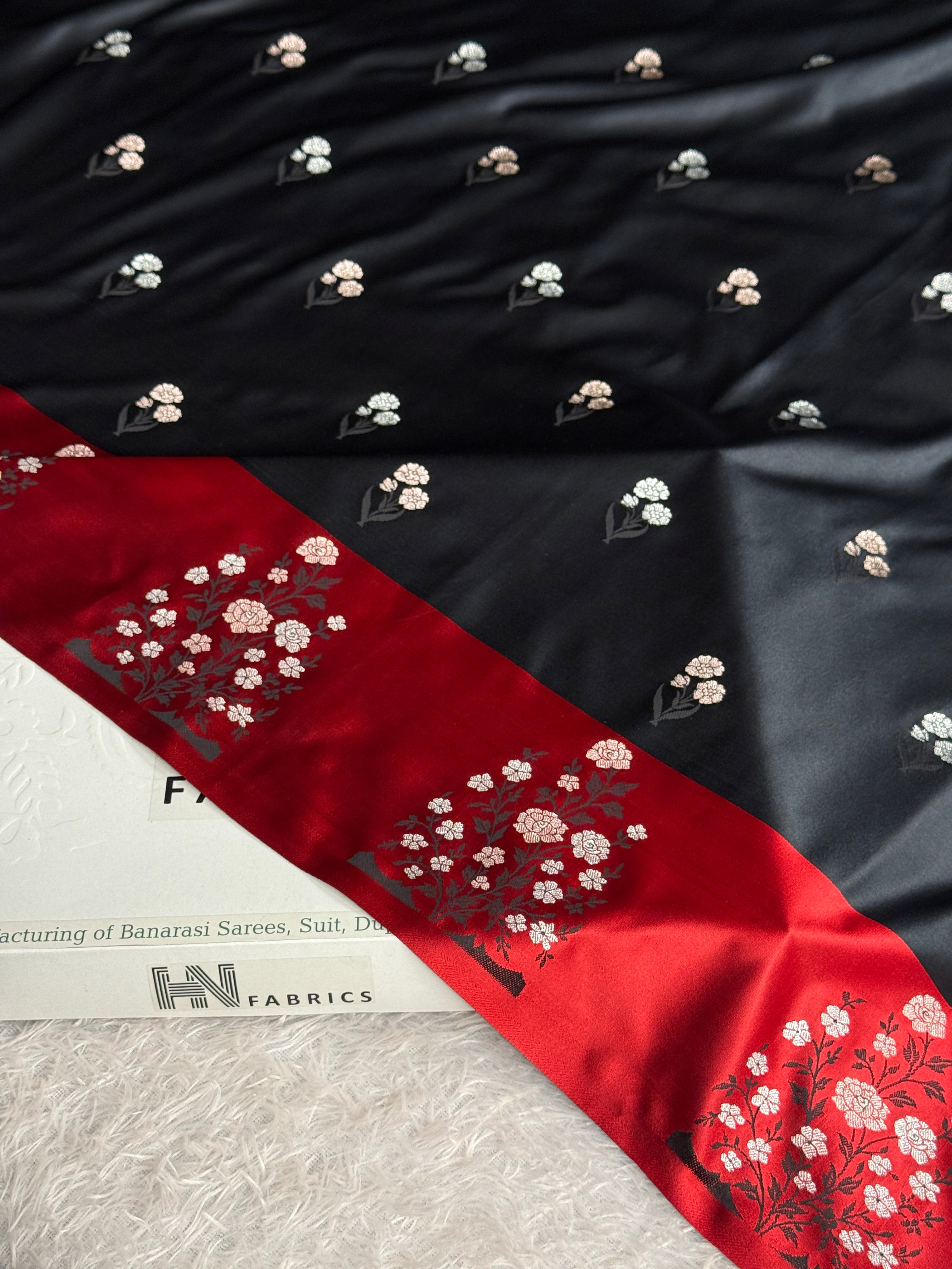 BANARASI MASHRU KATAN SILK SAREE MK057