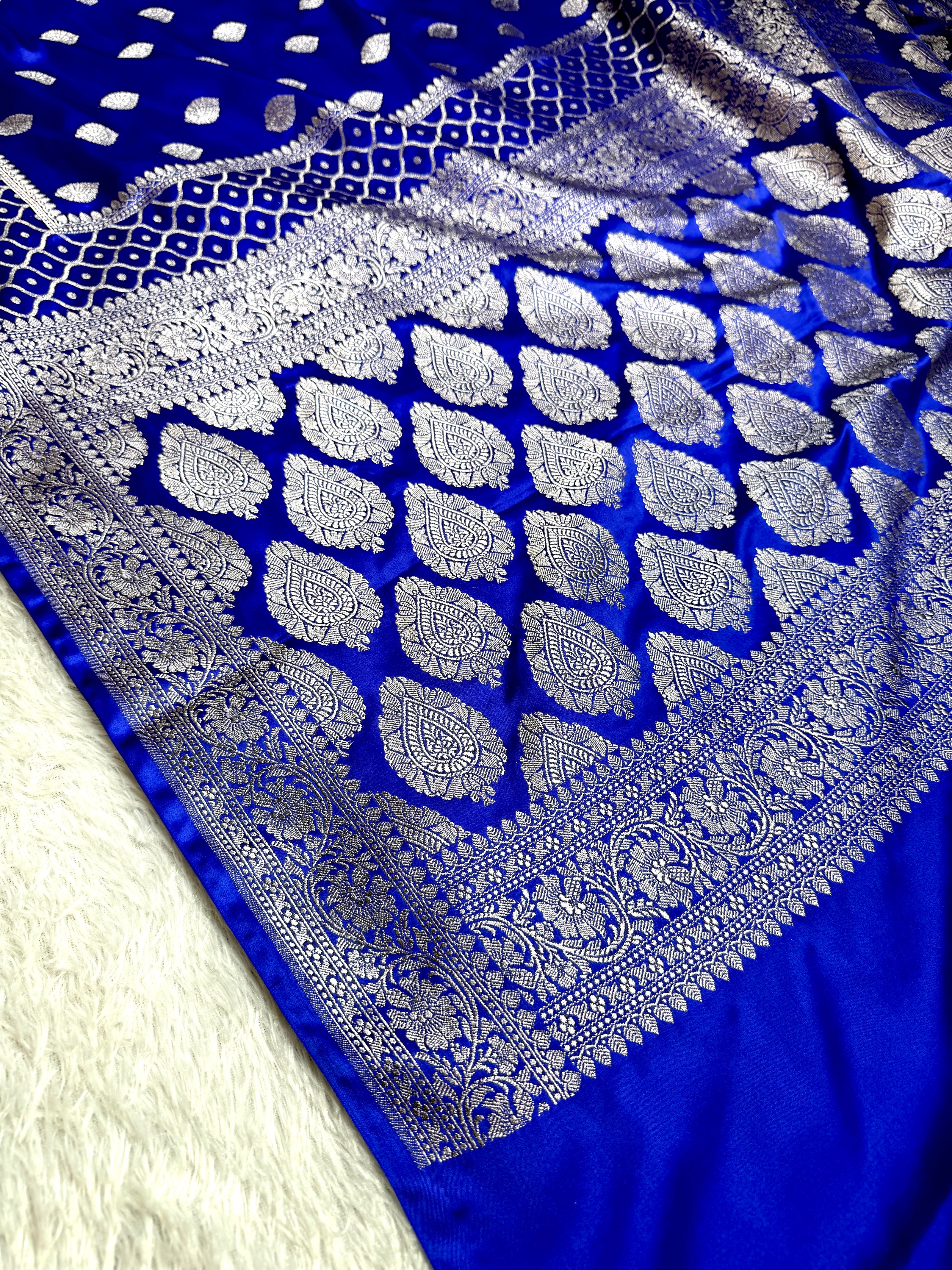 BANARASI MASHRU KATAN SILK SAREE HN527