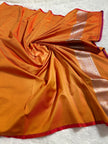 BANARASI MASHRU KATAN SILK SAREE HN535