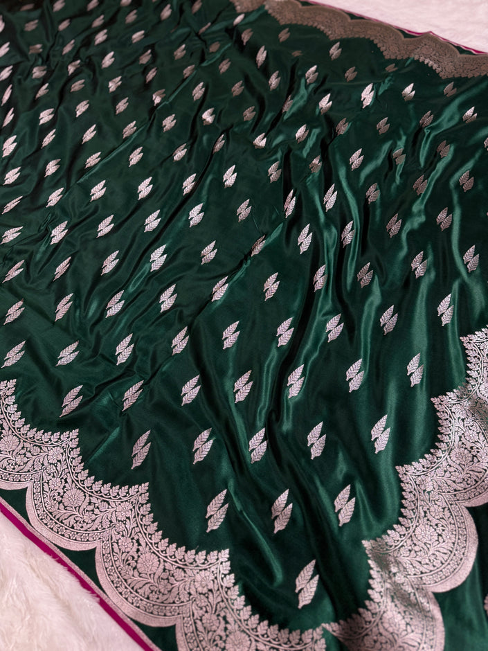 BANARASI MASHRU KATAN SILK SAREE HN530