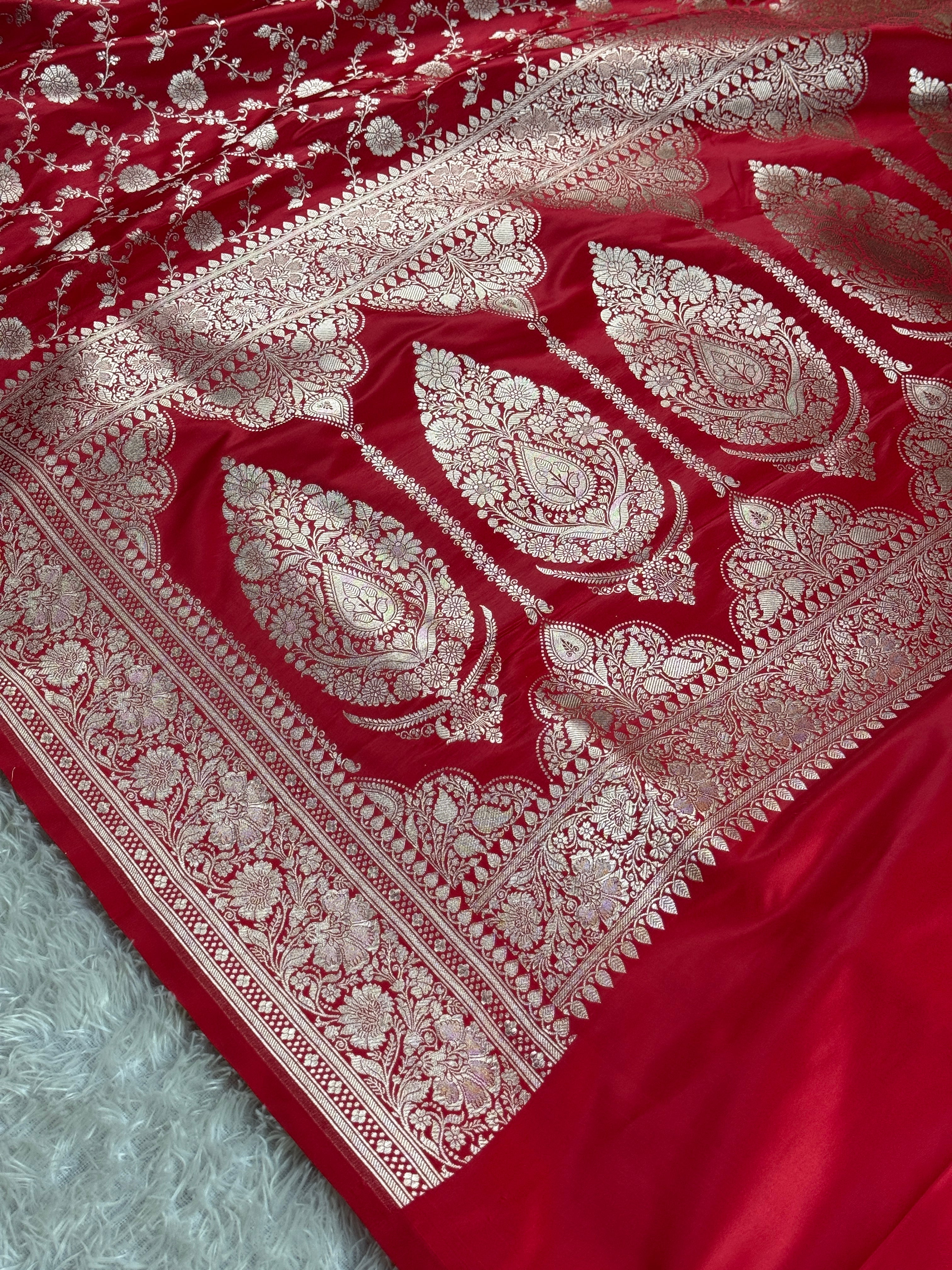 BANARASI MASHRU KATAN SILK SAREE HN950