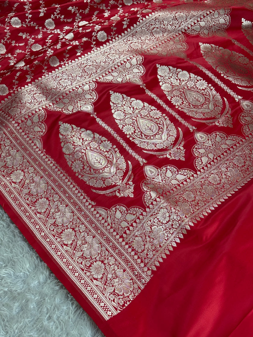 BANARASI MASHRU KATAN SILK SAREE HN950