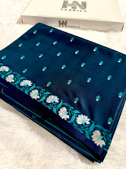 BANARASI MASHRU KATAN SILK SAREE HN541